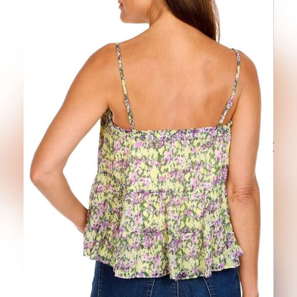 Women's Summer Floral Print Top - Picture 2 of 2